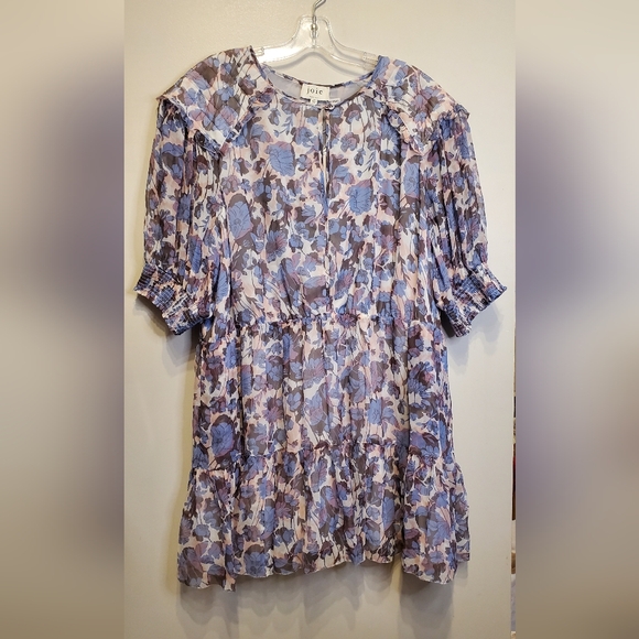 277. NWT - Joie - "Laura" Mini Silk Dress - Picture 5 of 13